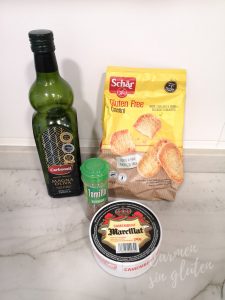 Ingredientes para preparar el queso al horno