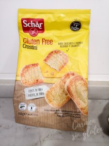 Crostini de Schar para acompañar