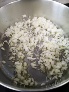 Sofreímos la cebolla