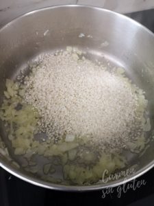 Añadimos el arroz
