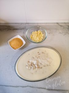 Volcamos en una fuente de horno